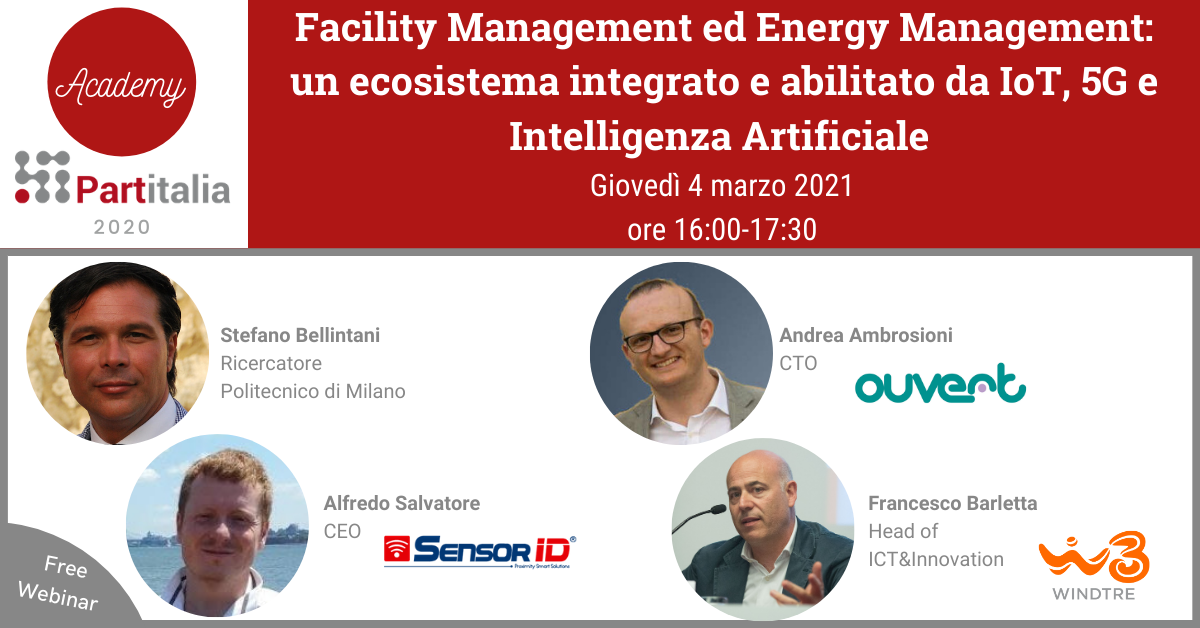 Facility Management ed Energy Management: un ecosistema integrato e abilitato da IoT, 5G e Intelligenza Artificiale
